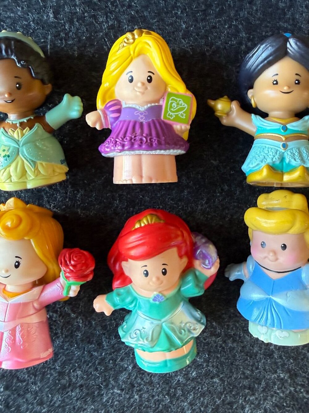 Fisher Price Little People Disney Princess Lot 6 Figures